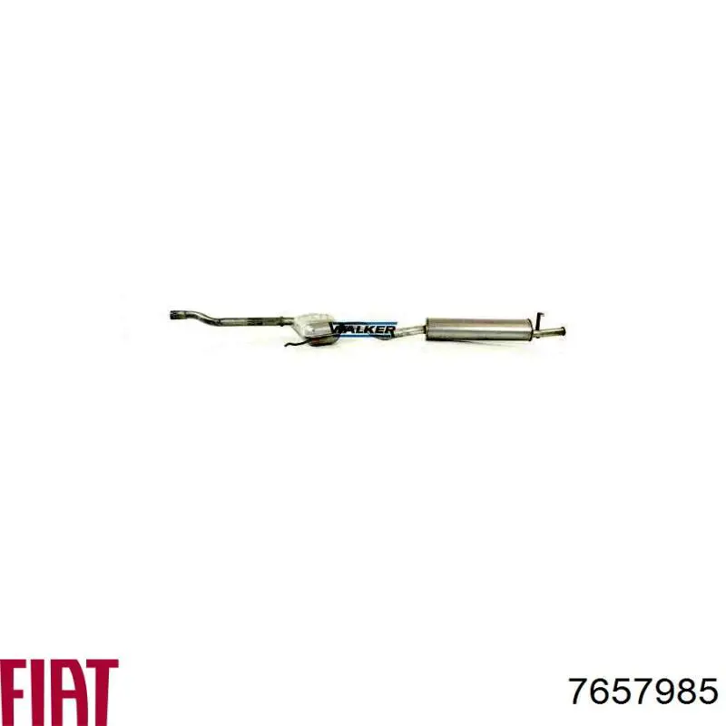 Глушитель, средняя и задняя часть Fiat/Alfa/Lancia 7657985 цена, от 79.70 USD