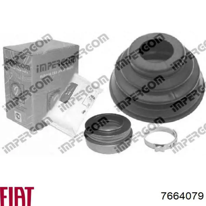 Подшипник полуоси переднего моста Fiat/Alfa/Lancia 7664079 цена, от 8.43 USD