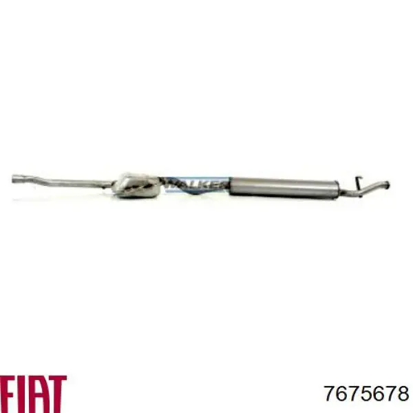 Глушитель, средняя и задняя часть Fiat/Alfa/Lancia 7675678 цена, от 88.63 USD