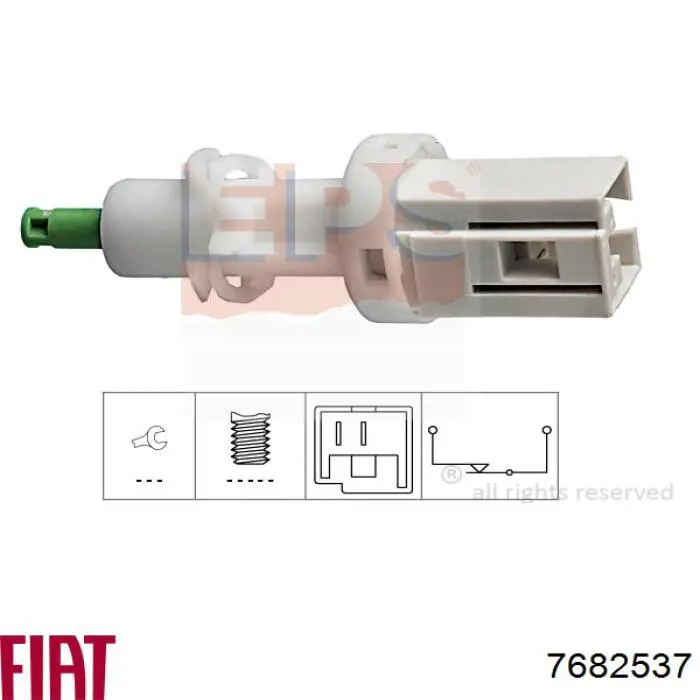 Датчик включения стопсигнала 7682537 Fiat/Alfa/Lancia