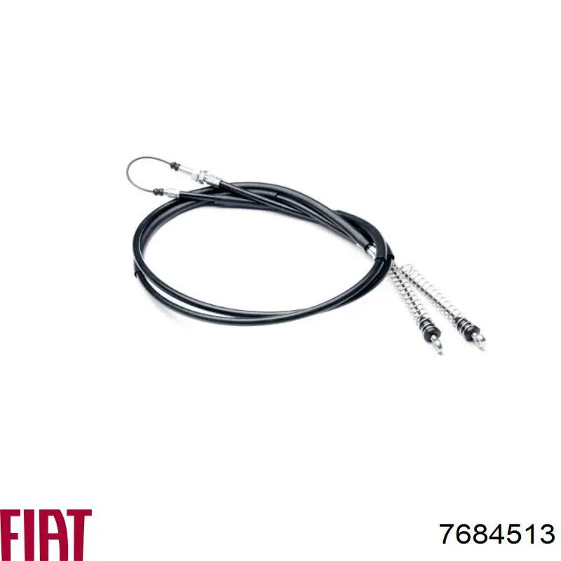 7684513 Fiat/Alfa/Lancia Трос ручного тормоза задний правый/левый