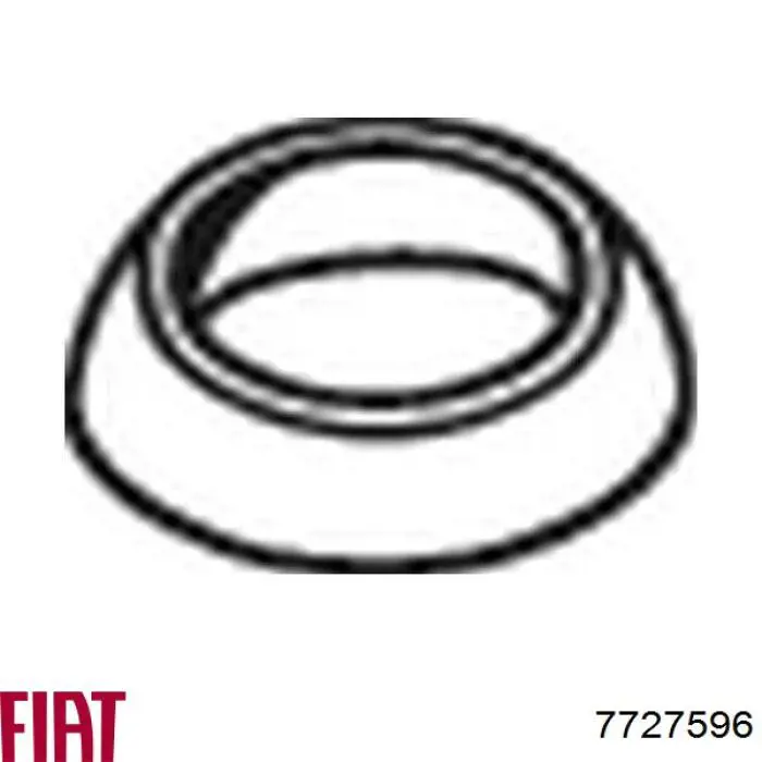 7727596 Fiat/Alfa/Lancia кольцо приемной трубы глушителя