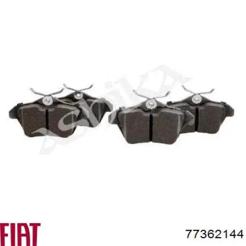 Задние тормозные колодки 77362144 Fiat/Alfa/Lancia