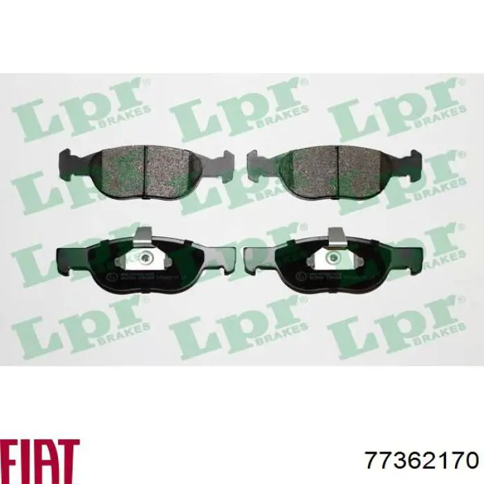 Купить 77362170 Fiat/Alfa/Lancia Колодки тормозные