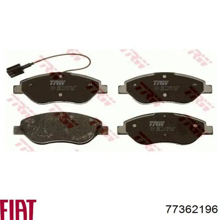 Колодки Fiat/Alfa/Lancia 77362196 цена, от 32.64 USD