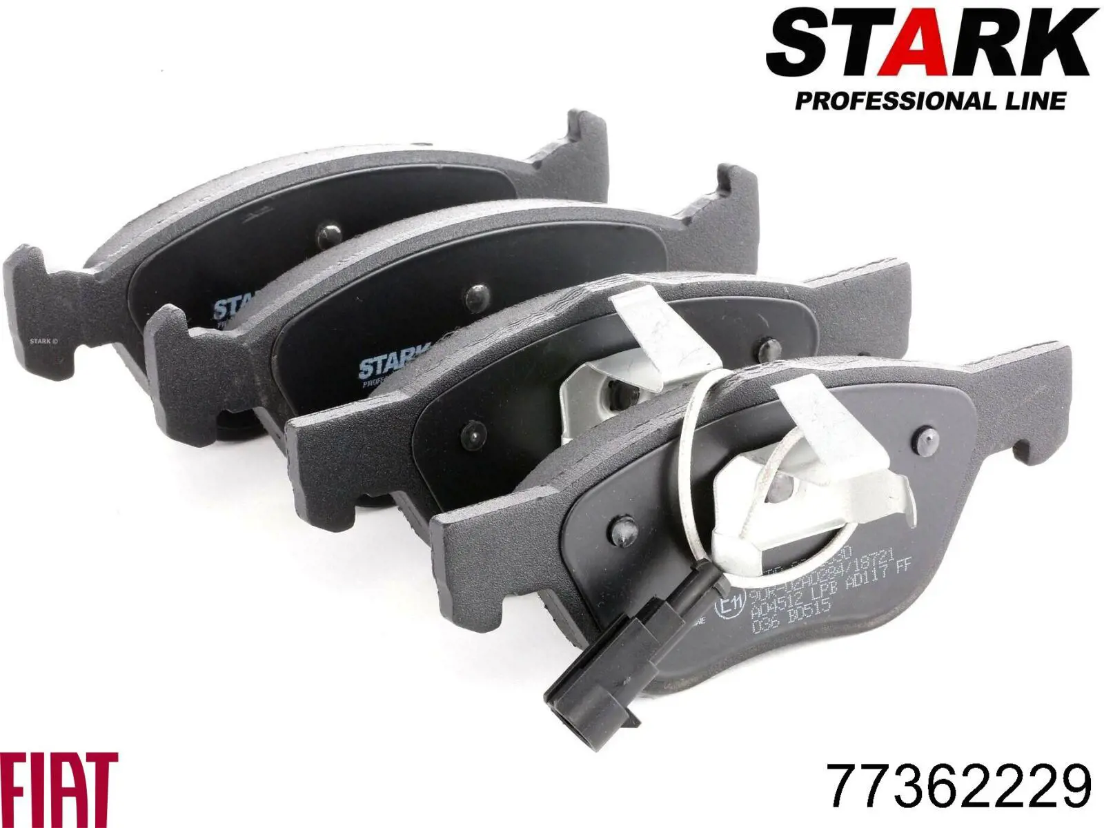 Передние тормозные колодки 77362229 Fiat/Alfa/Lancia