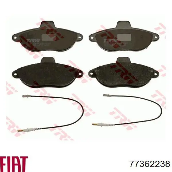 77362238 Fiat/Alfa/Lancia Колодки передние