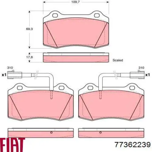 77362239 Fiat/Alfa/Lancia