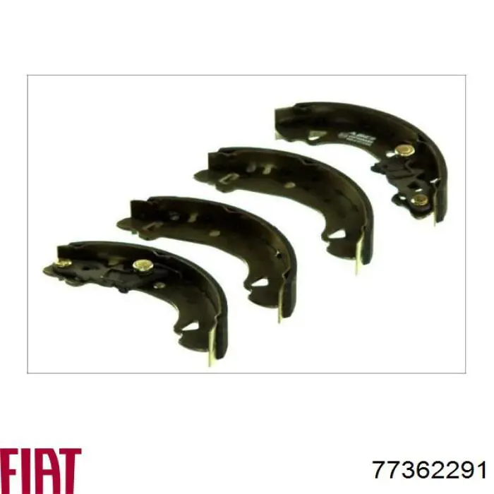 Тормоза рабочие задние ножные и тормозные барабаны Fiat/Alfa/Lancia 77362291 цена, от 18.16 USD