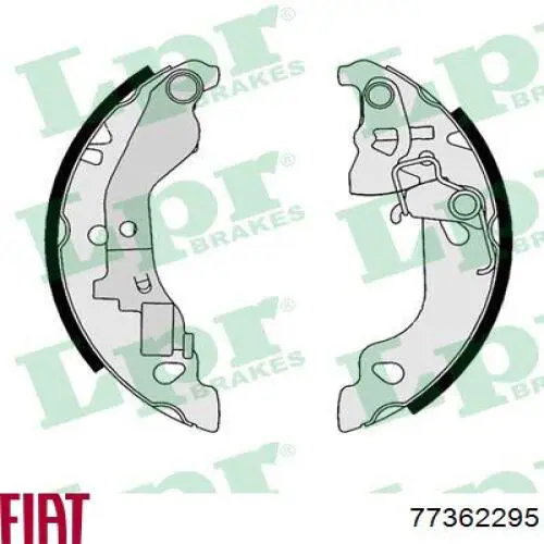 Тормоза рабочие задние ножные и тормозные барабаны Fiat/Alfa/Lancia 77362295 цена, от 30.10 USD