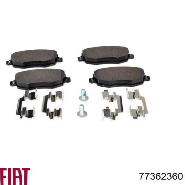 Колодки Fiat/Alfa/Lancia 77362360 цена, от 33.86 USD