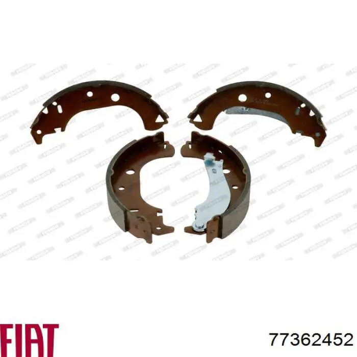 Тормоза рабочие задние ножные и тормозные барабаны Fiat/Alfa/Lancia 77362452 цена, от 20.10 USD