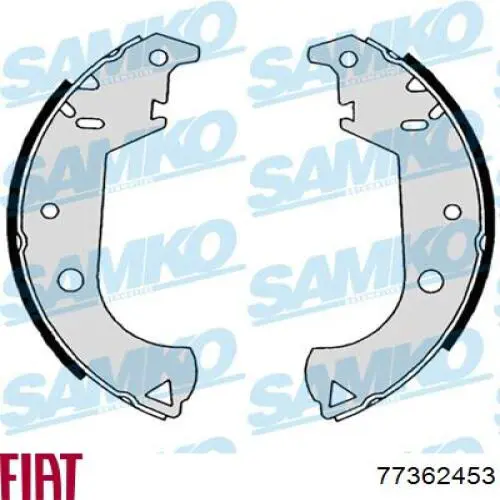Купить 986487629 Bosch Задние барабанные тормозные колодки
