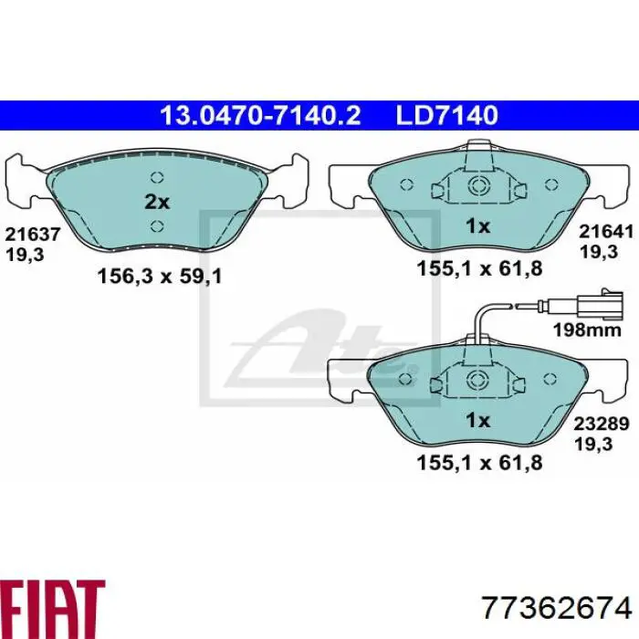 77362674 Fiat/Alfa/Lancia