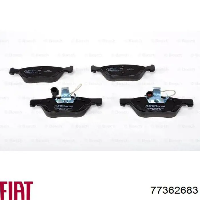 Купить 77362683 Fiat/Alfa/Lancia Колодки тормозные
