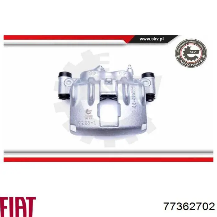 Суппорт тормозной передний левый 77362702 Fiat/Alfa/Lancia