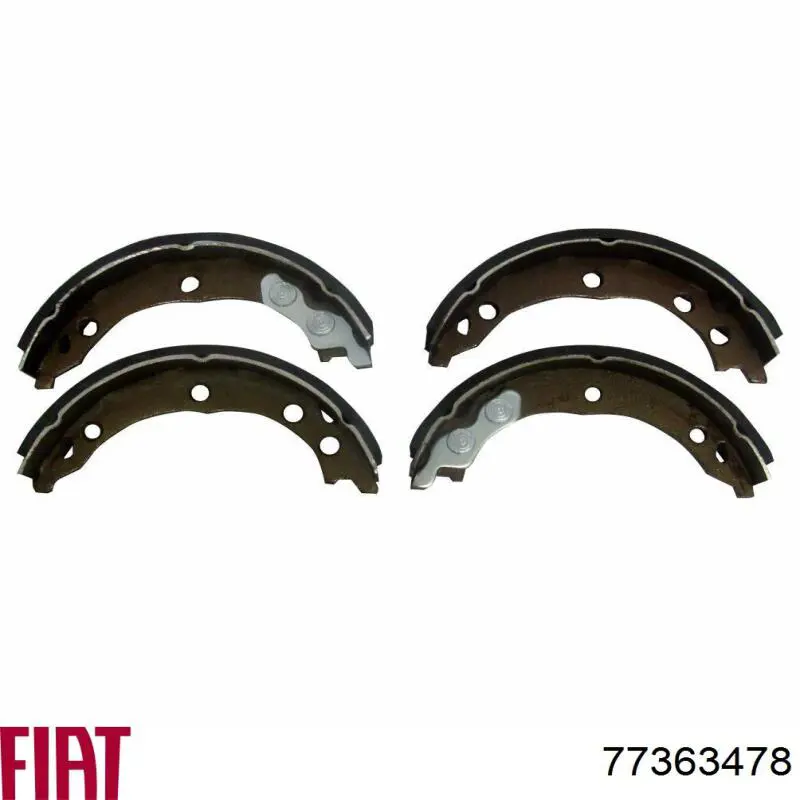 77363478 Fiat/Alfa/Lancia Тормозные колодки ручника