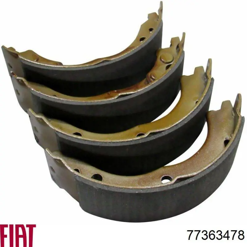 Колодки ручника 77363478 Fiat/Alfa/Lancia