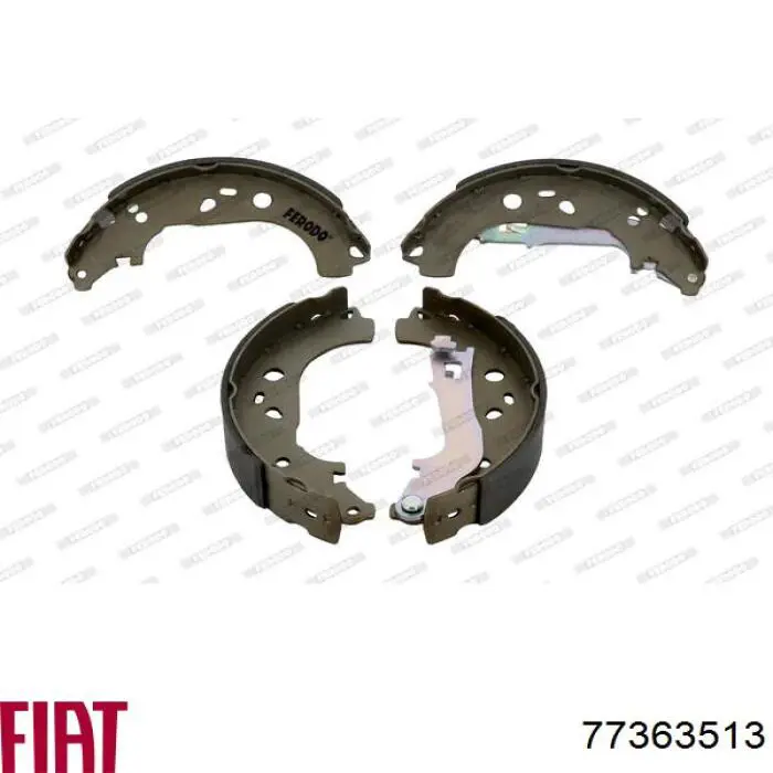 Тормоза рабочие задние ножные и тормозные барабаны Fiat/Alfa/Lancia 77363513 цена, от 25.06 USD