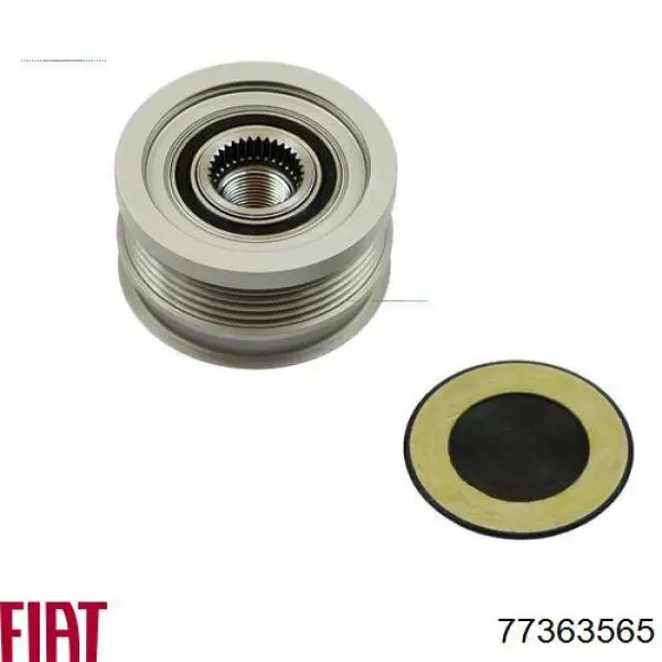 Купить 77363565 Fiat/Alfa/Lancia Шкив ремня генератора