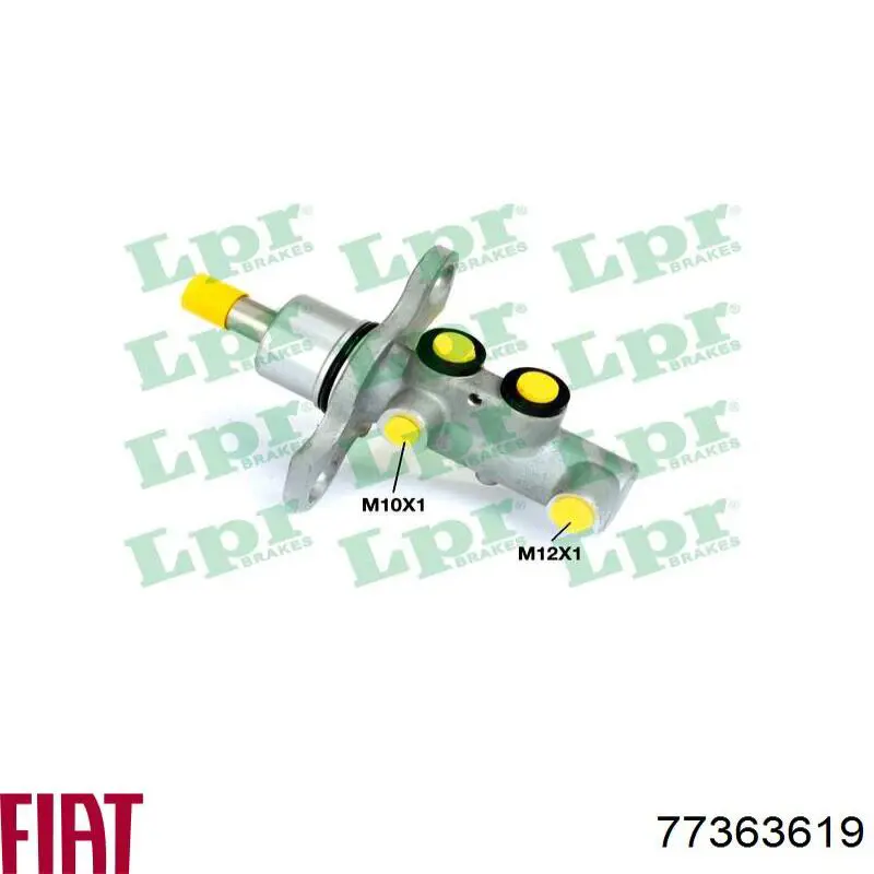 77363619 Fiat/Alfa/Lancia Цилиндр тормозной, главный