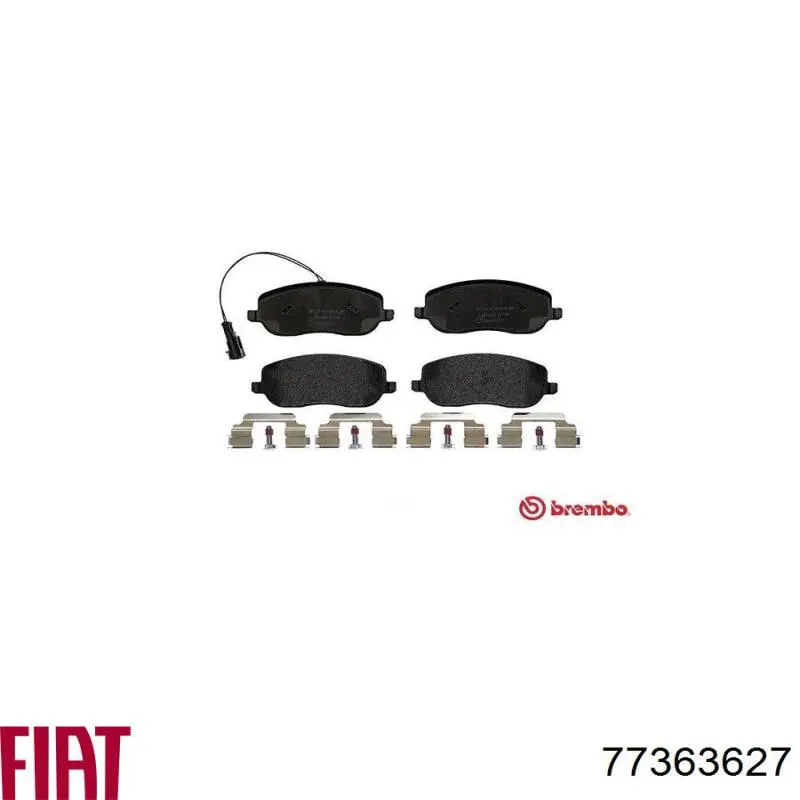Колодки Fiat/Alfa/Lancia 77363627 цена, от 24.02 USD