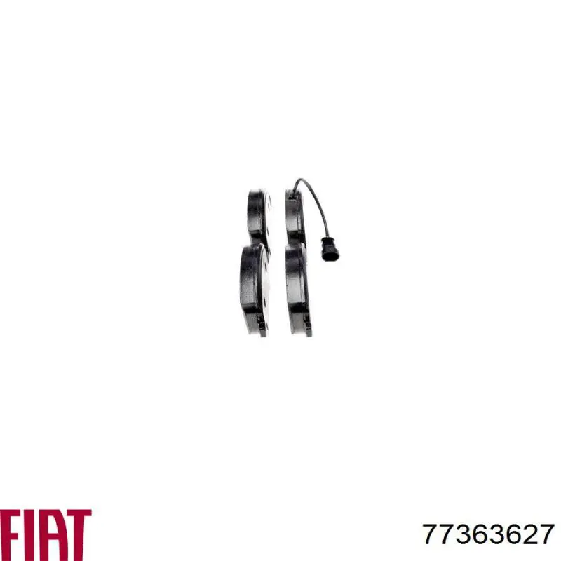 Купить 77363627 Fiat/Alfa/Lancia Колодки тормозные