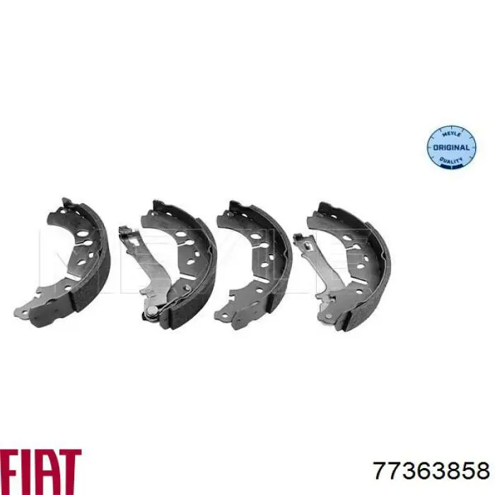 77363858 Fiat/Alfa/Lancia Барабанные тормозные колодки