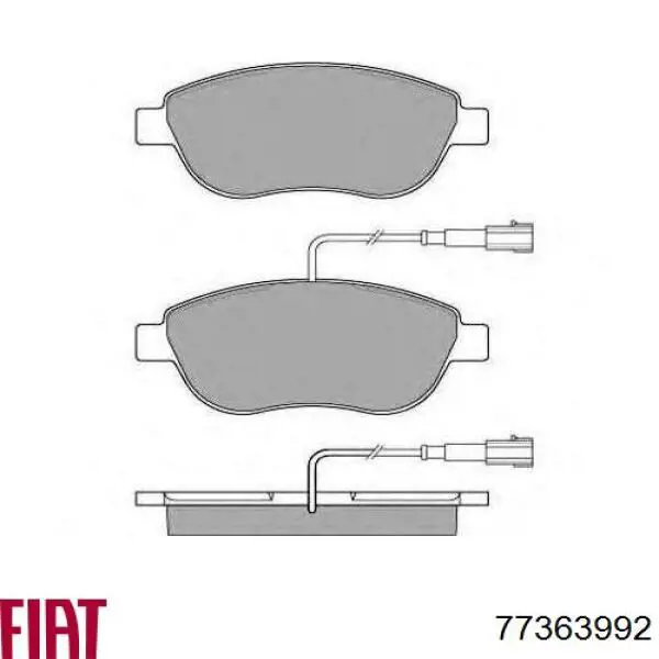 Колодки Fiat/Alfa/Lancia 77363992 цена, от 15.70 USD