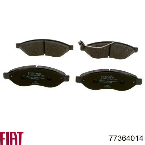 Купить 77364014 Fiat/Alfa/Lancia Колодки тормозные