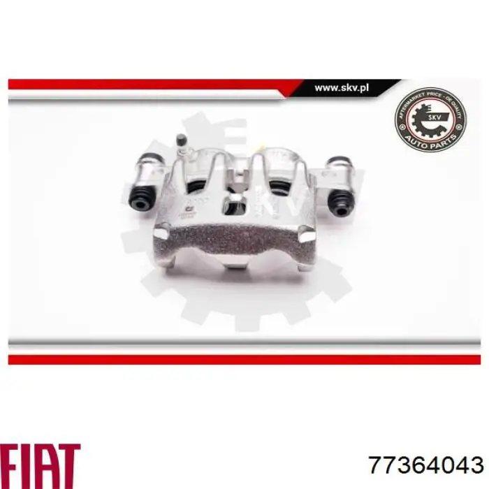 Суппорт тормозной передний правый Fiat/Alfa/Lancia 77364043
