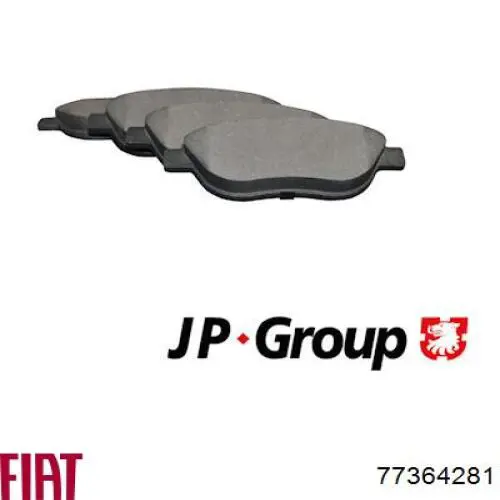 Купить 77364281 Fiat/Alfa/Lancia Колодки тормозные