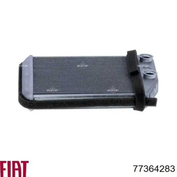 77364283 Fiat/Alfa/Lancia radiador traseiro de forno (de aquecedor)