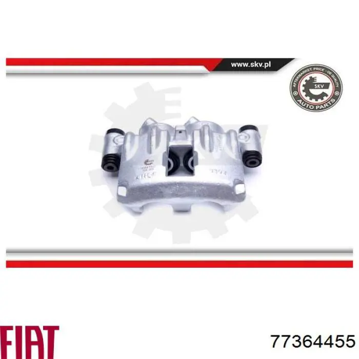 Суппорт тормозной передний правый 77364455 Fiat/Alfa/Lancia