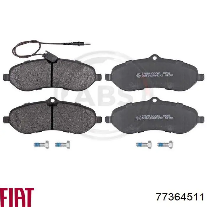 Купить 77364511 Fiat/Alfa/Lancia Колодки тормозные