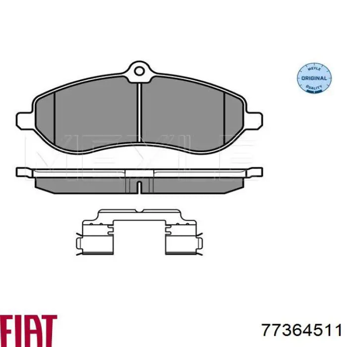 Колодки Fiat/Alfa/Lancia 77364511 цена, от 26.29 USD