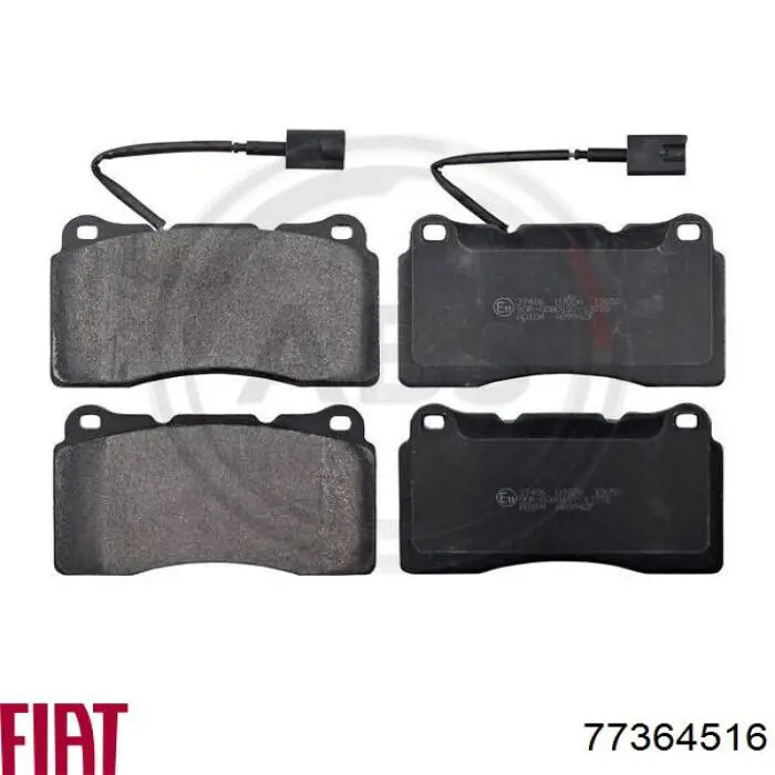Купить 77364516 Fiat/Alfa/Lancia Колодки тормозные