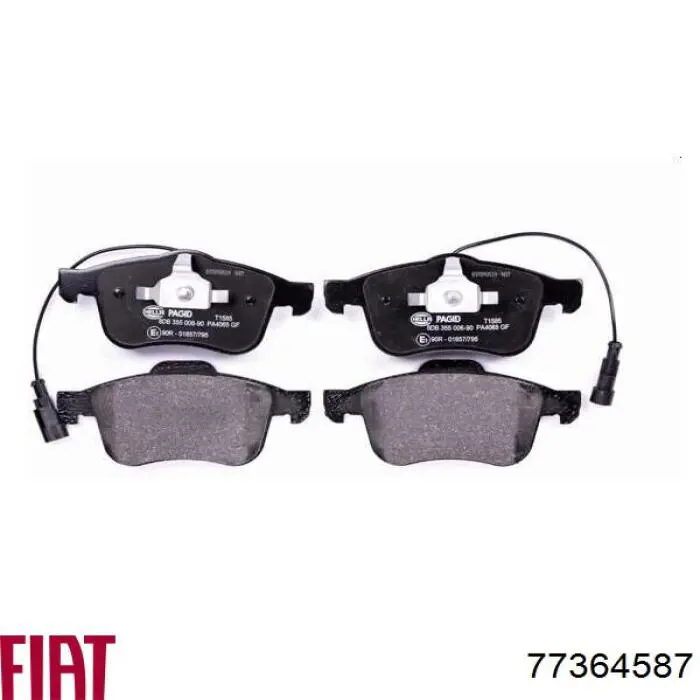 Колодки Fiat/Alfa/Lancia 77364587 цена, от 27.87 USD