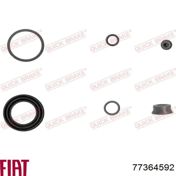 Суппорт задний левый 77365748 Fiat/Alfa/Lancia