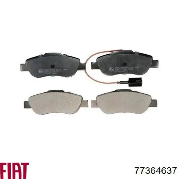 Колодки Fiat/Alfa/Lancia 77364637 цена, от 31.70 USD