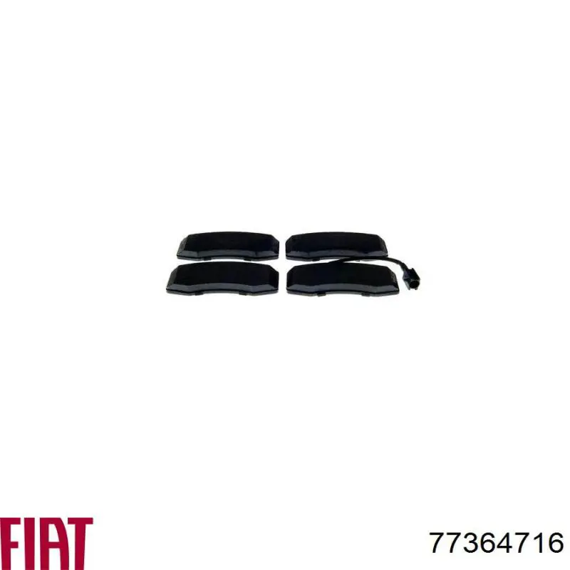 Купить 77364716 Fiat/Alfa/Lancia Колодки тормозные