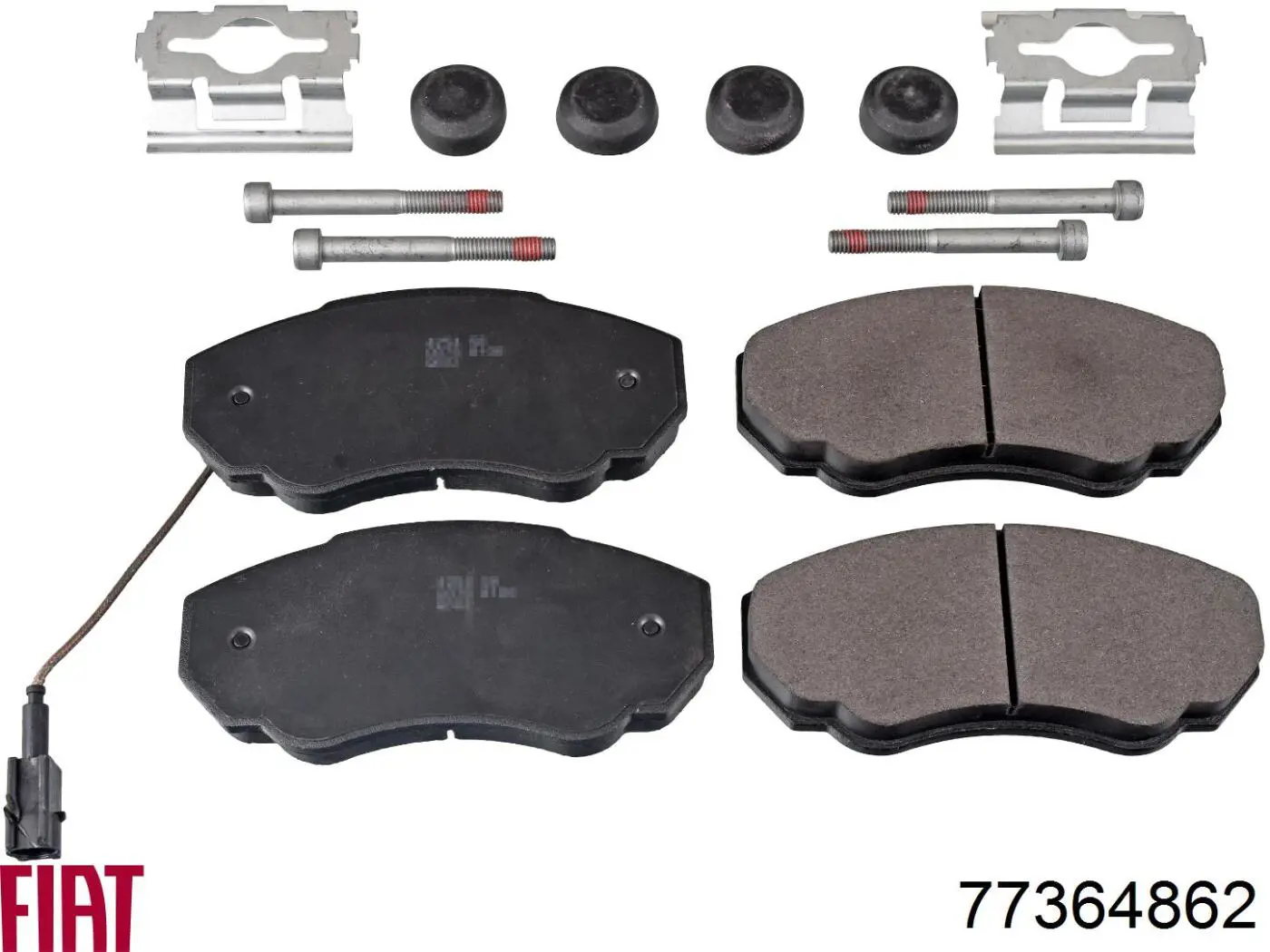 Купить 77364862 Fiat/Alfa/Lancia Колодки тормозные
