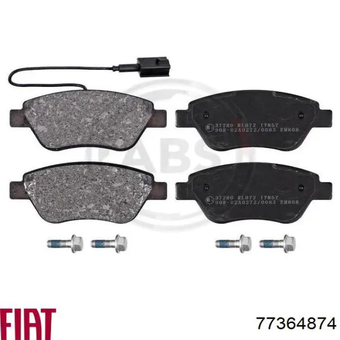 Купить 77364874 Fiat/Alfa/Lancia Колодки тормозные