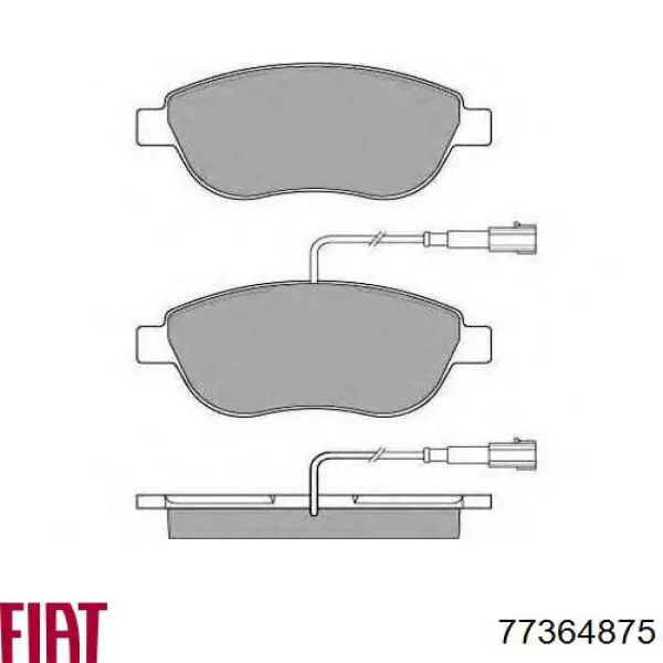 Колодки Fiat/Alfa/Lancia 77364875 цена, от 17.76 USD