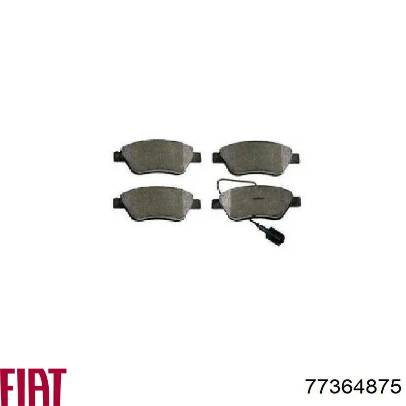 77364875 Fiat/Alfa/Lancia Колодки передние