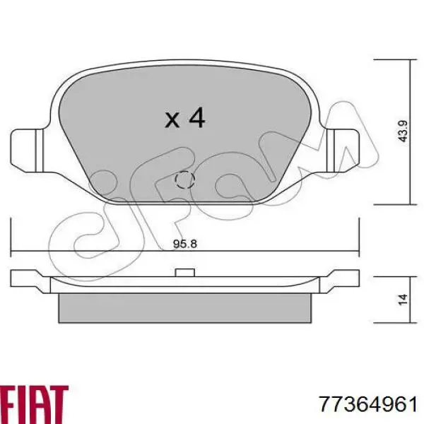 77364961 Fiat/Alfa/Lancia