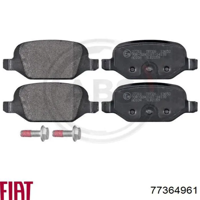 Колодки дисковые  Fiat/Alfa/Lancia 77364961 цена, от 23.02 USD