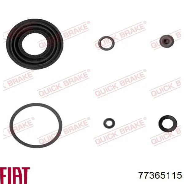 Суппорт задний правый 77365115 Fiat/Alfa/Lancia