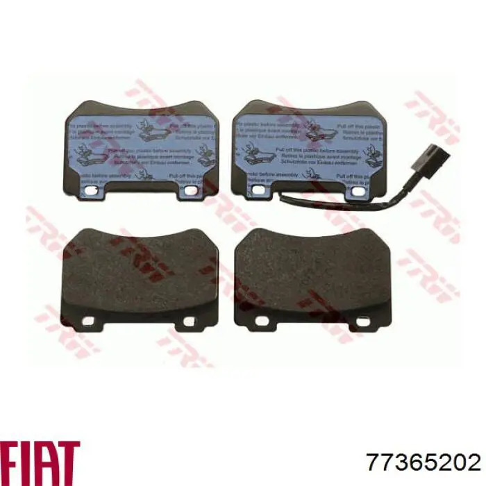 Колодки Fiat/Alfa/Lancia 77365202 цена, от 39.02 USD