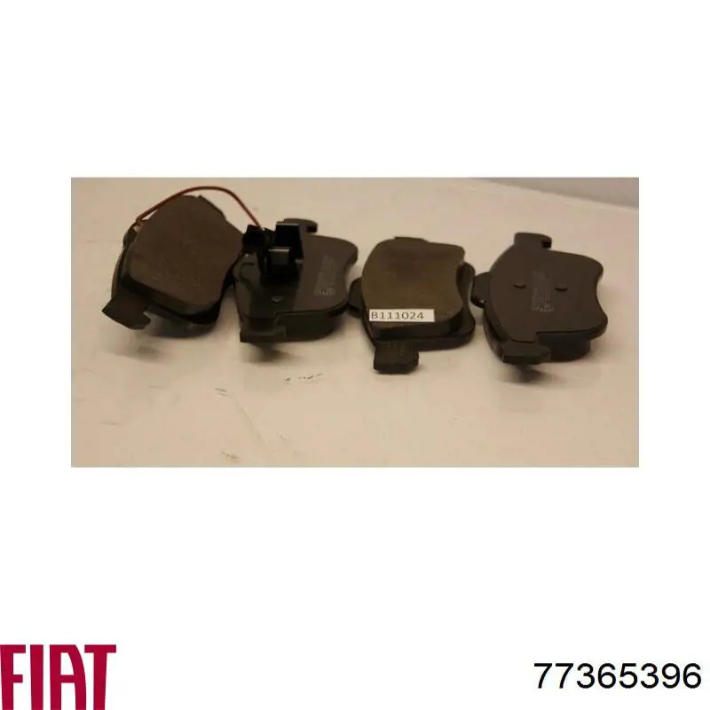 Передние тормозные колодки 77365396 Fiat/Alfa/Lancia